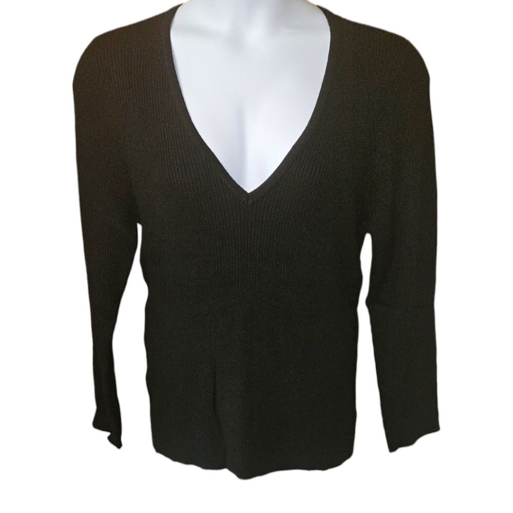 TORRID BLACK FITTED PULLOVER SWEATER PLUS SIZE 3X - Picture 2 of 15